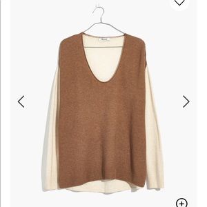 Madewell Kimball Pullover Sweater in Colorblock
